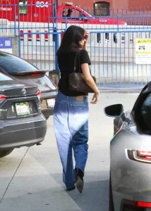 kendall jenner in a black tee and jeans in los angeles august 5 2026 2